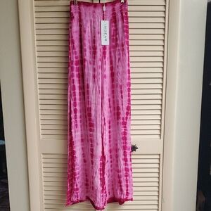 Ingear Hot Pink Tie-Dye Maxi Pants